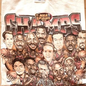1996 Chicago Bulls NBA Finals Champs T-shirt